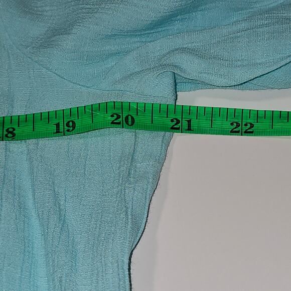 Kim Rogers Boho Lace Button Up Henley Bell Sleeves Size XL - Picture 6 of 7